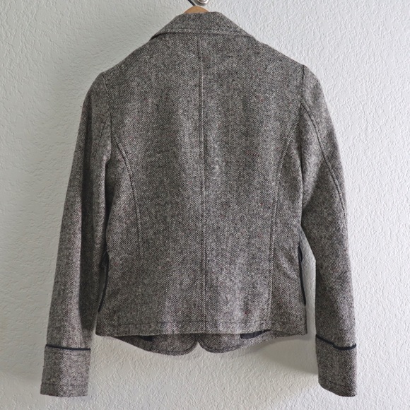 Zucozz Black and White Tweed Boucle Blazer Jacket - Small - Picture 2 of 5